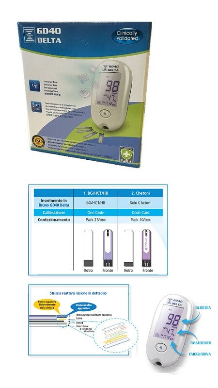 bruno farmaceutici strumento per misurazione glicemia bruno gd40 delta bruno farmaceutici