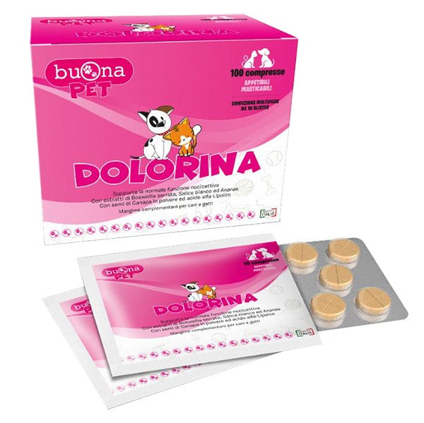 buona societa benefit dolorina 100 compresse masticabili ean 8032749651191