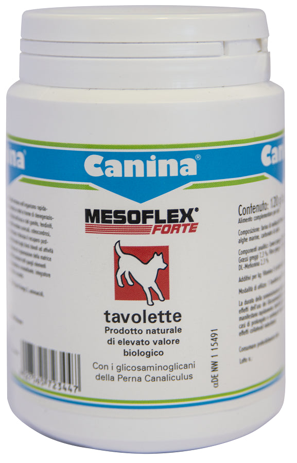 canina pharma mesoflex forte 120 tavolette mesoflex ean 4027565723447