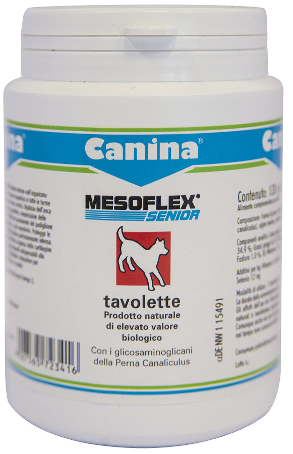 canina pharma mesoflex senior 120 tavolette mesoflex ean 4027565723416