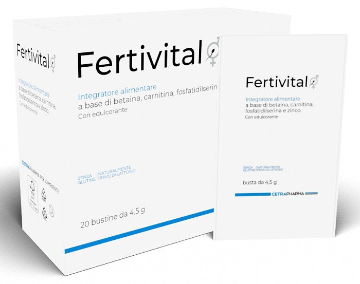 cetra pharma fertivital 20 bustine cetra pharma ean 8059388710072
