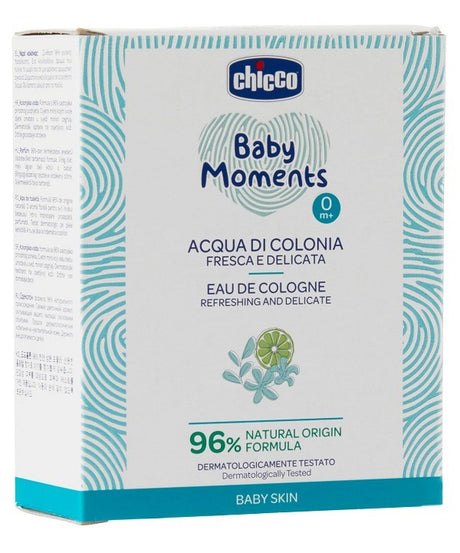 chicco artsana chicco baby moments acqua di colonia fresca e delicata 100 ml ean 8058664138500