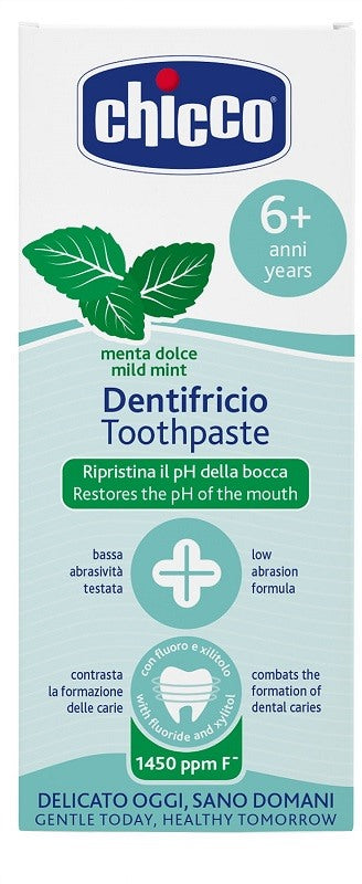 chicco artsana chicco dentifricio menta dolce 6 anni con fluoro chicco ean 8058664138708