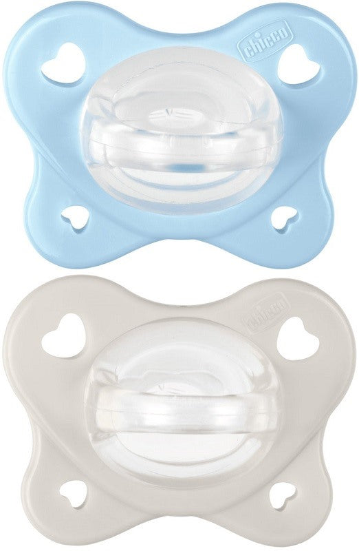 chicco artsana chicco dual soft succhietto azzurro 2 6 mesi 2 pezzi chicco ean 8058664175444