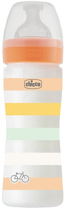 chicco artsana spa chicco biberon wb pp arancione da 250 ml m silicone chicco ean 8058664166237