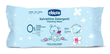 chicco artsana spa chicco cosmesi salviettine 16 pezzi chicco ean 8058664080205