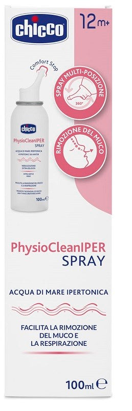 chicco artsana spa chicco physioclean soluzione ipertonica spray 100 ml chicco ean 8058664105403