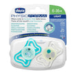 chicco chicco succhietto light lumi silicone 6 16m 2 pezzi chicco ean 8058664186044