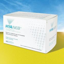 chiesi italia soluzione ipertonica da nebulizzare hyaneb sodio cloruro 7 acido ialuronico 01 30 fiale 5 ml hyaneb ean 8034003210014