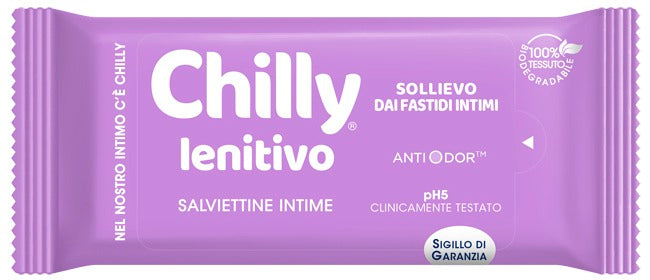 chilly chilly salviette lenitivo 12 pezzi chilly ean 8002410037371
