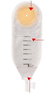 coloplast sacca per drenaggio coloplast midi 300 ml 10 pezzi articolo 2215 coloplast ean 5701780430531