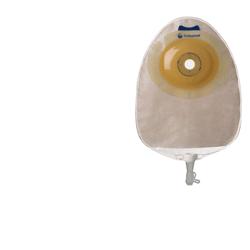 coloplast sacca per urostomia trasparente alterna sistema a 2 pezzi misura foro 50mm capacita maxi 488ml 30 pezzi articolo 1758 coloplast ean 5701780858311