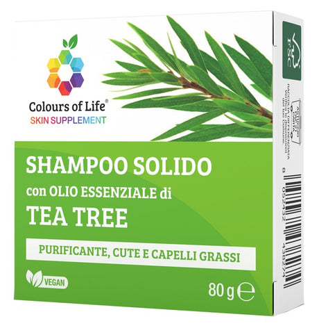 colours of life colours of life tea tree shampoo solido 80 g colours of life ean 8052432438274