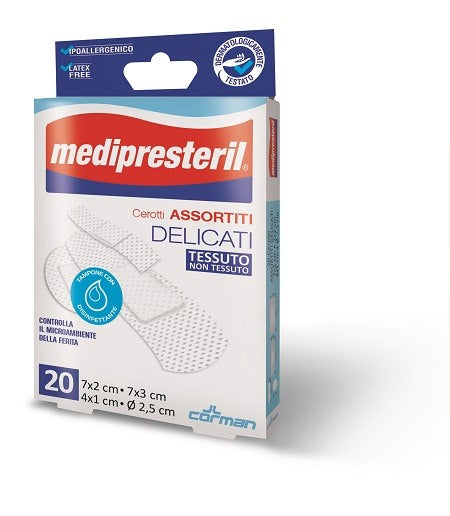 corman cerotto in striscia medipresteril delicato tnt 50x8cm medi presteril ean 8016867001007