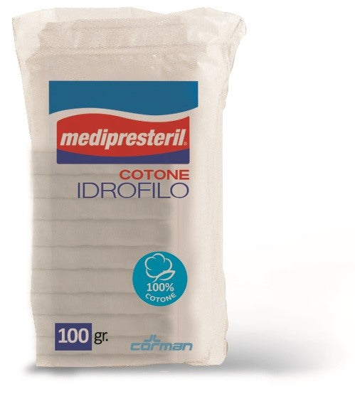 corman cotone idrofilo fu medipresteril confezione da 100grammi medi presteril ean 8016867000277