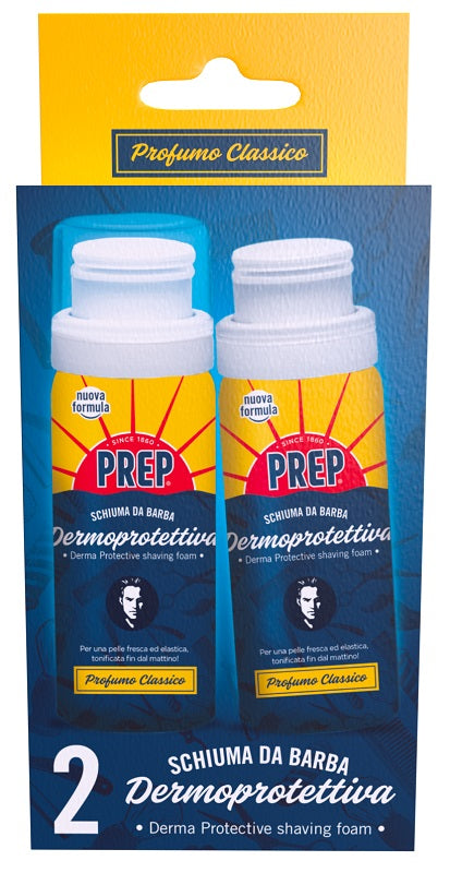 coswell prep schiuma barba classica 2 pezzi da 50 ml prep ean 8000784660027