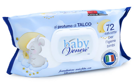 da ma distribuzione venere salviettine baby talco 72 pezzi da ma ean 8052283170880