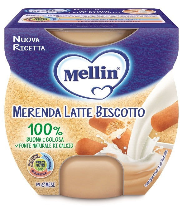 danone nutricia soc ben mellin merenda latte biscotto 2 x 100 g mellin ean 8017619318008