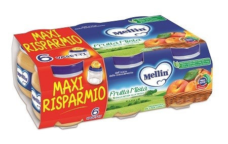 danone nutricia soc ben mellin omogeneizzato frutta mista 100 g 6 pezzi mellin ean 8000050534601