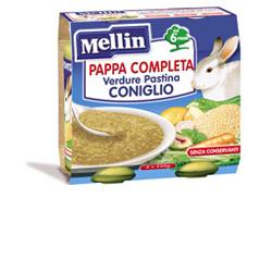 danone nutricia soc ben mellin pappa completa coniglio 250 g 2 pezzi mellin ean 8000050548509