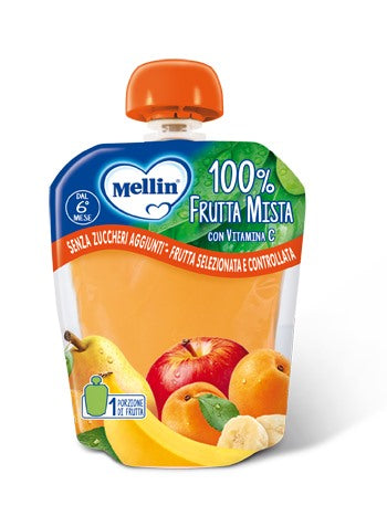 danone nutricia soc ben mellin pouch frutta mista 90 g mellin ean 8017619400031