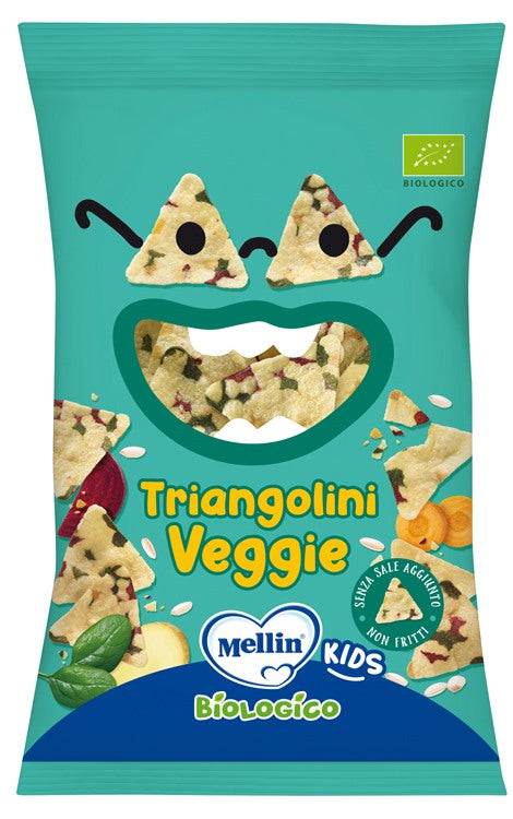 danone nutricia soc ben mellin snack bio triangolini veggie 30 g mellin ean 8017619401038
