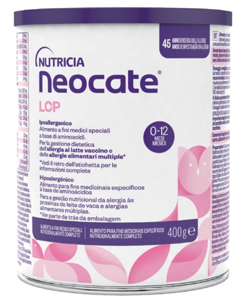 danone nutricia soc ben neocate lcp polvere 400 g nutricia ean 5016533655032