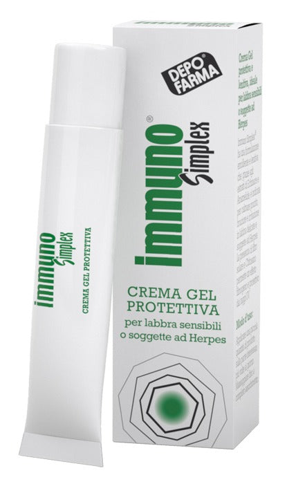 depofarma immuno simplex crema gel protettiva labbra 8 ml depofarma