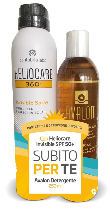 difa cooper heliocare invisible spray spf50 200 ml avalon detergente fluido 250 ml ean 8032715369884