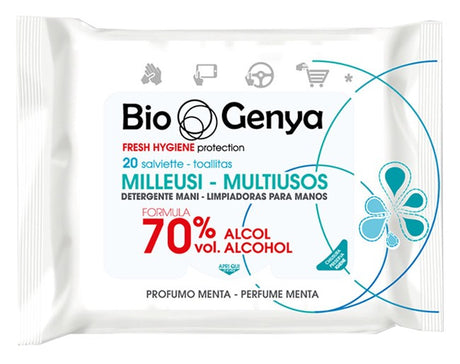 diva international biogenya milleusi igienizzanti 70 alcool salviette 20 pezzi biogenya ean 8009432039505