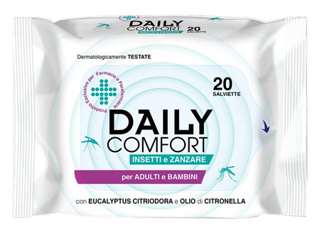 diva international daily comfort antizanzare salviette 20 pezzi ean 8009432039352