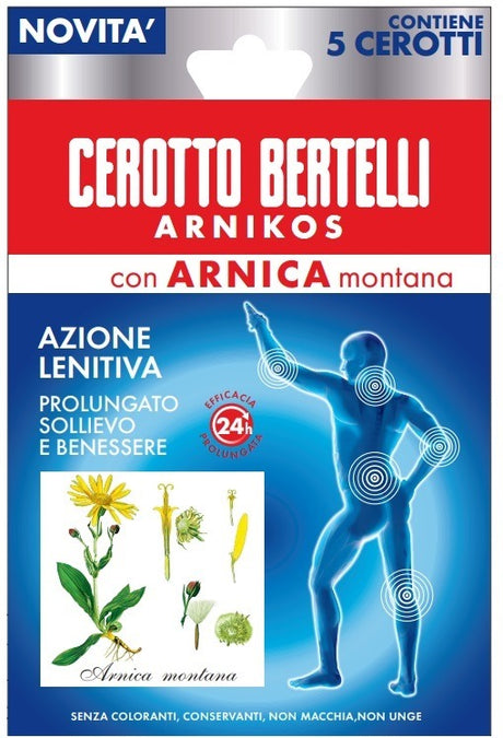 dr bertelli bertelli cerotto arnikos con arnica montana 5 pezzi dr bertelli ean 8009150703887