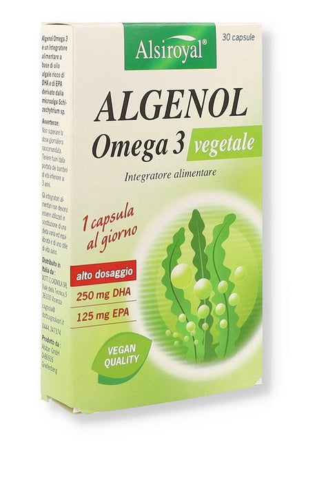 dr cagnola alsiroyal algenol omega 3 vegetale 30 capsule dott c cagnola ean 4000307117407