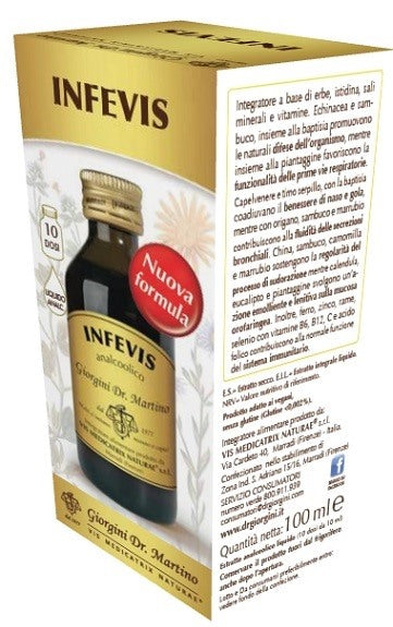dr giorgini ser vis infevis liquido analcolico 100 ml giorgini ean 8058045120353