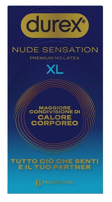 durex preservativo durex nude sensation xl 6 pezzi durex ean 8050624483958