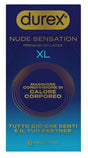 durex preservativo durex nude sensation xl 6 pezzi durex ean 8050624483958