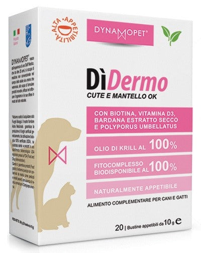 dynamopet didermo 20 bustine 10 g didermo