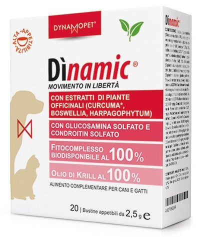 dynamopet dinamic 20 bustine 25 g dinamic