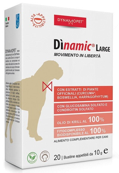 dynamopet dinamic large 20 bustine 10 g dynamopet