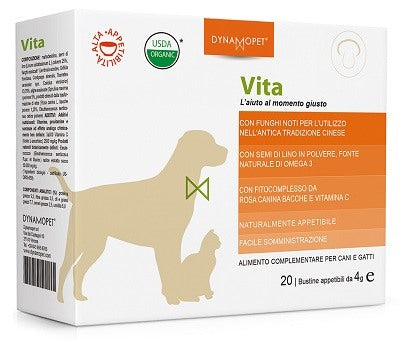 dynamopet vita 20 bustine da 4 g dynamopet