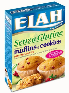 elah dufour elah preparato per muffin e cookies con cranberries 190 g ean 8004610101821