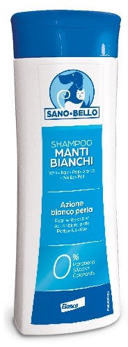 elanco italia sano e bello shampoo manti bianchi lunghi 250 ml sano e bello ean 8000560782615