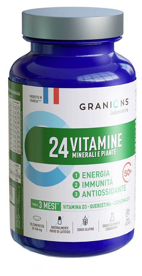 equilibre attitude granions 24 vitamine minerali e piante 90 compresse ean 3760155215823
