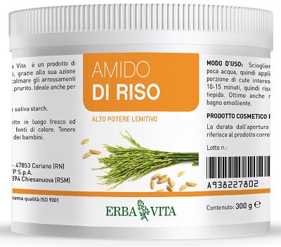 erba vita group amido di riso barattolo 300 g biafin ean 0767787925543
