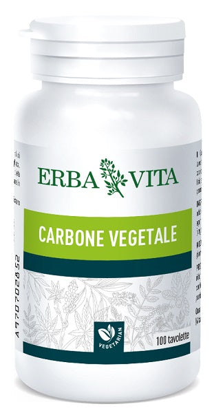 erba vita group carbone vegetale 100 tavolette erba vita ean 0767787924713