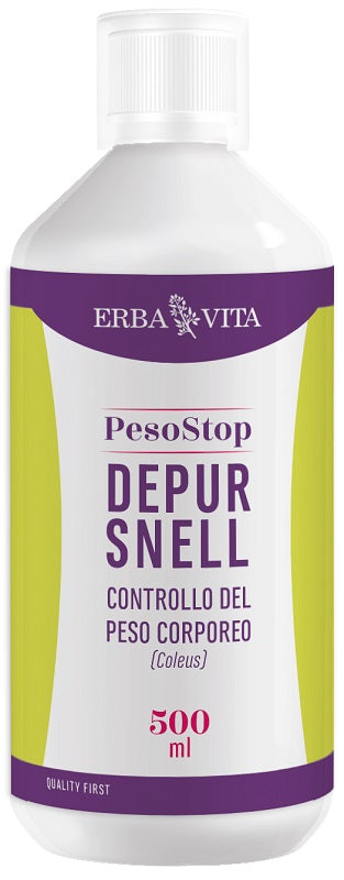 erba vita group peso stop depur snell 500 ml erba vita ean 8056992945500