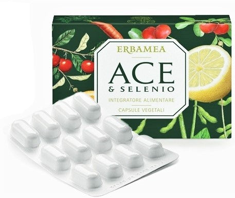 erbamea ace e selenio 24 capsule vegetali erbamea ean 8032841637369