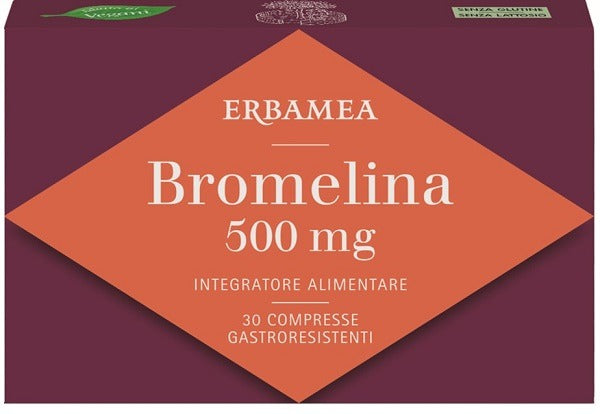 erbamea bromelina 500mg 30 compresse gastroresistenti erbamea ean 8032841638397