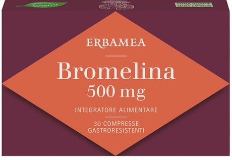erbamea bromelina 500mg 30 compresse gastroresistenti erbamea ean 8032841638397