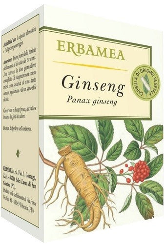erbamea ginseng 50 capsule vegetali erbamea ean 8032841634535